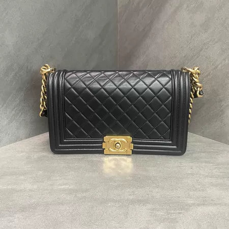 CHANEL Chanel Leboy medium lambskin 19 in stock
