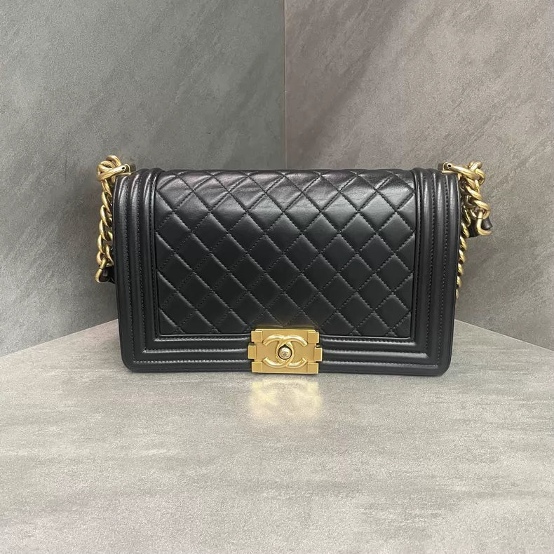 CHANEL Chanel Leboy medium lambskin 19 in stock