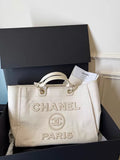 CHANEL/ Chanel 23c white canvas
