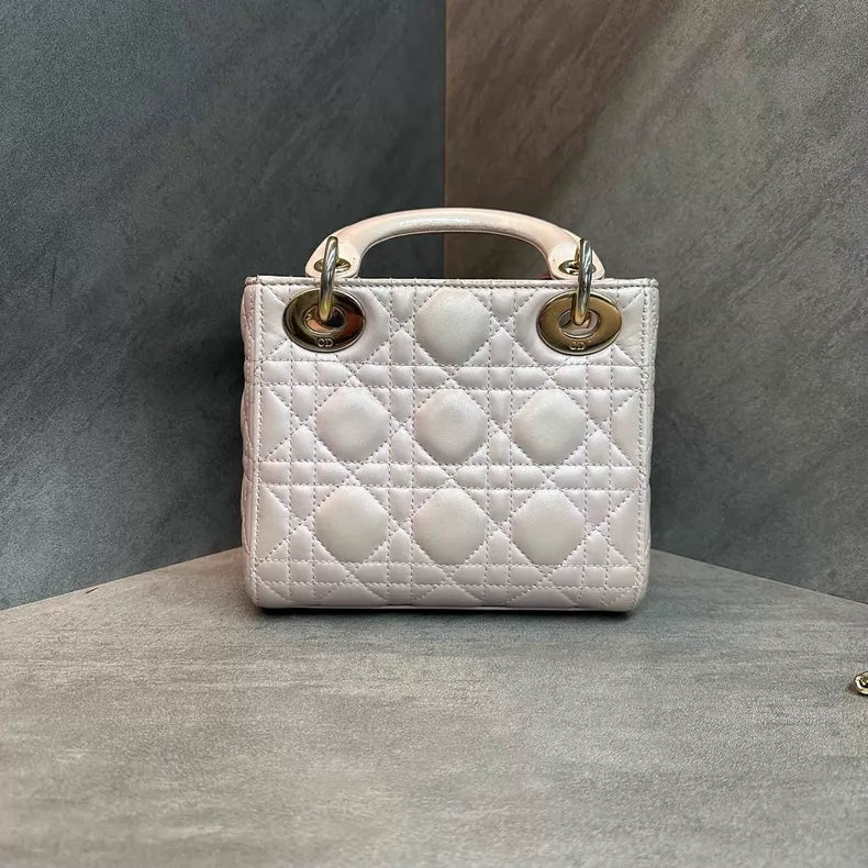 Dior Lady Dior lambskin gold hardware 17 20