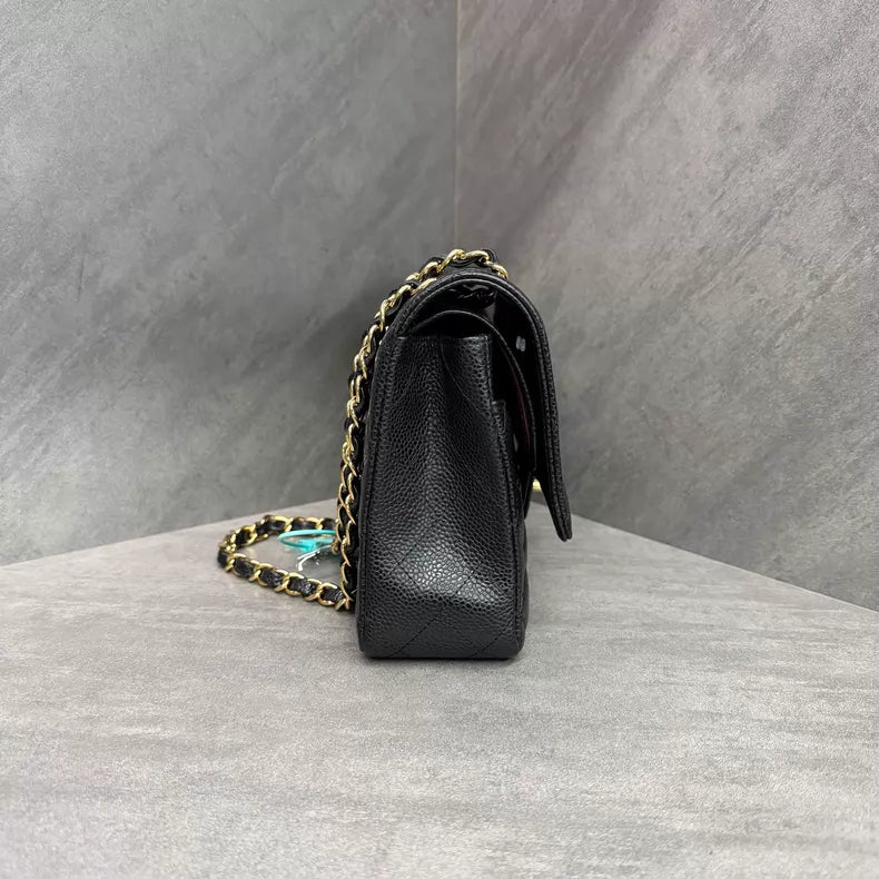 99 | Chanel /Chanel CF medium black gold hardware