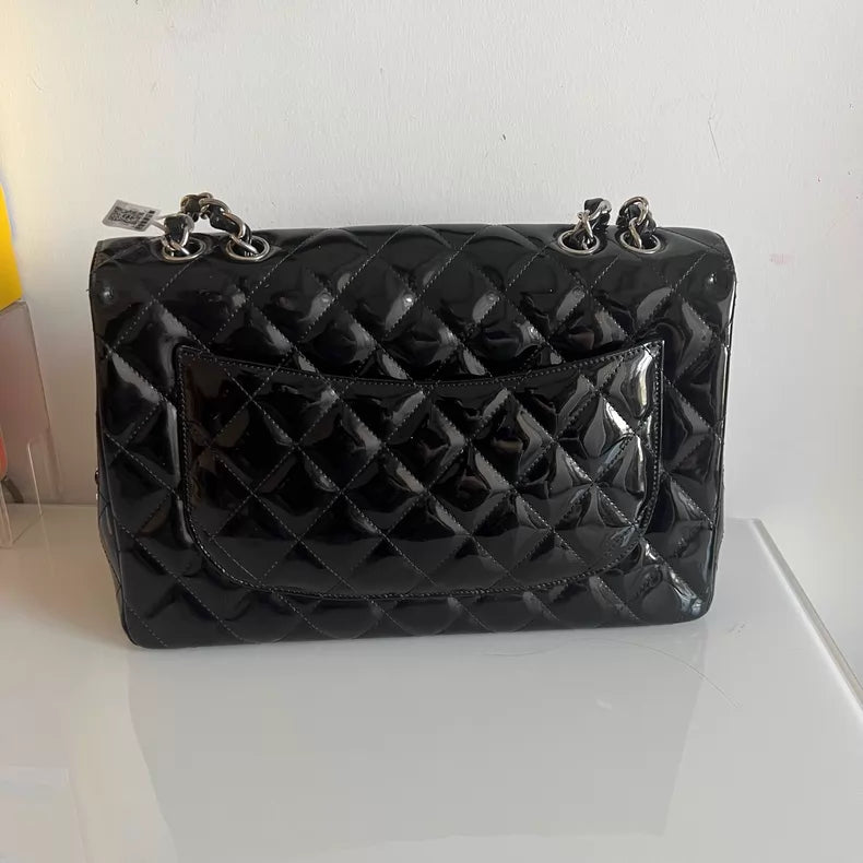 Chanel CF jumbo patent leather 132263