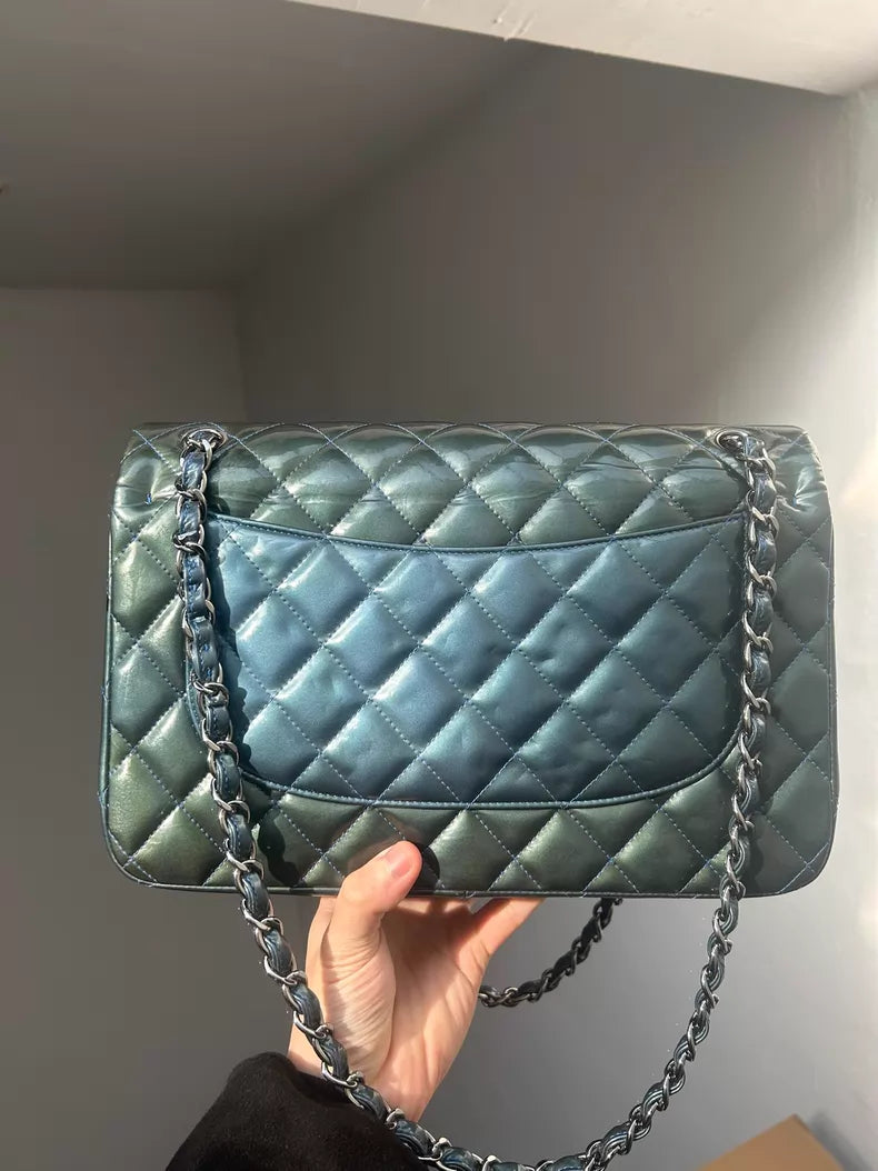 CHANEL Chanel patent leather Jumbo