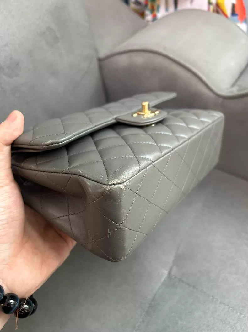 Chanel Chanel gray CF small gold hardware in stock