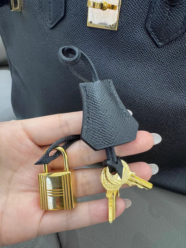 Hermes爱马仕Birkin黑色金扣35尺寸Epson皮T