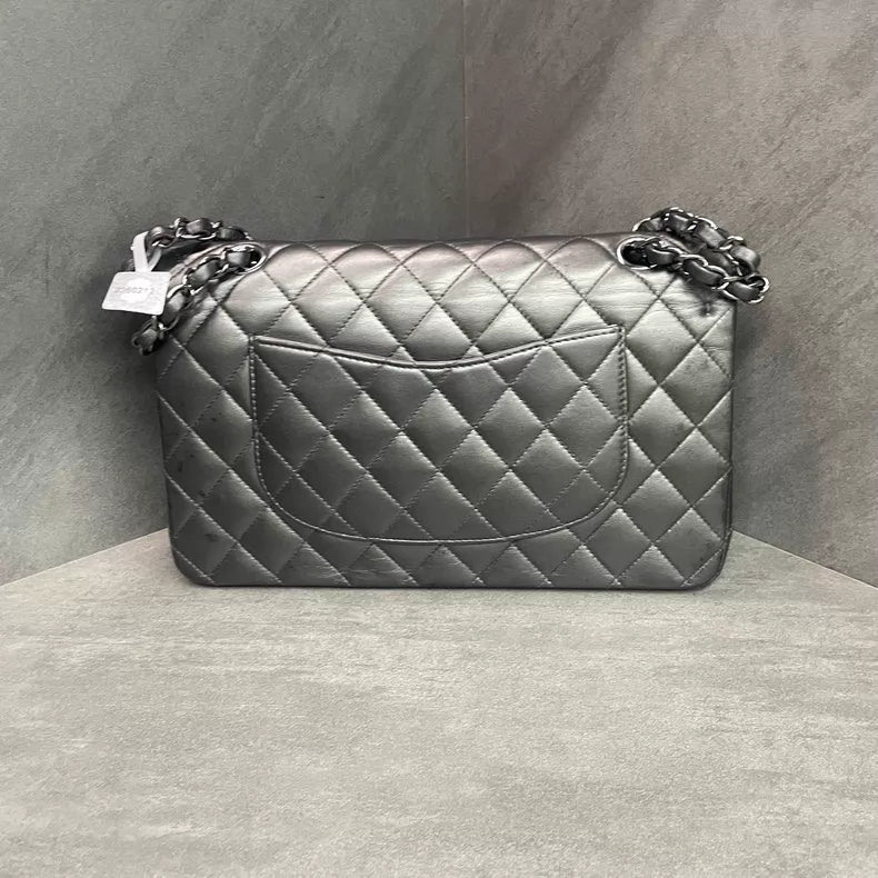 Chanel Chanel CF medium silver hardware lambskin