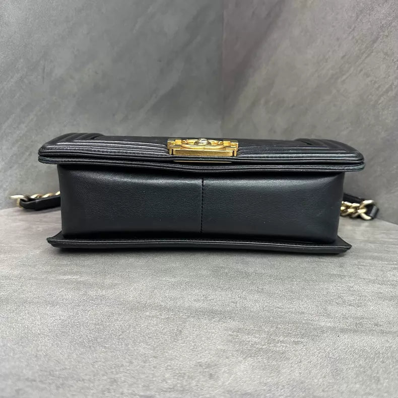 CHANEL Chanel leather leboy chain bag crossbody bag 2