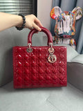 Dior Dior Lady Dior patent leather red 18