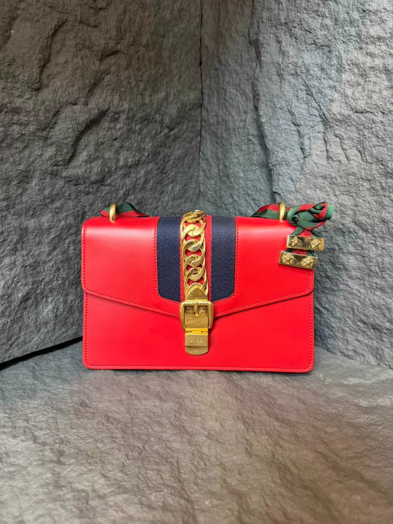 Gucci small red in stock
