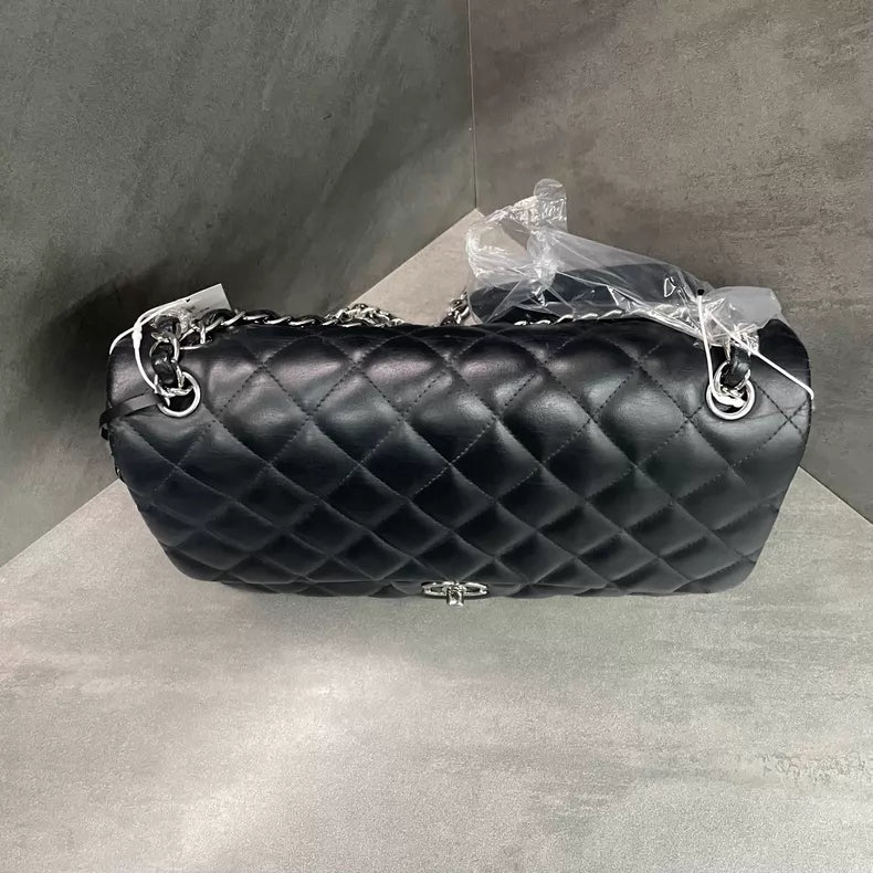 Chanel Chanel cf jumbo lambskin chain bag 16