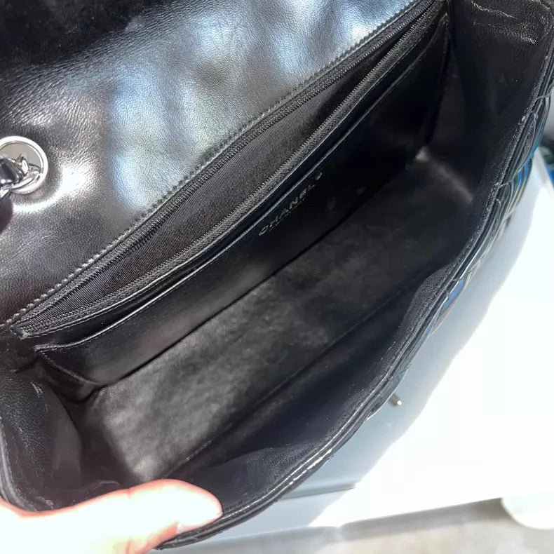 Chanel CF jumbo patent leather 132263