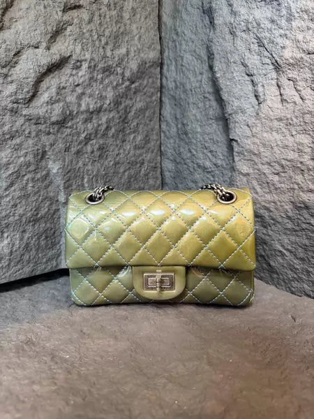 CHANEL Chanel 2.55mini patent leather