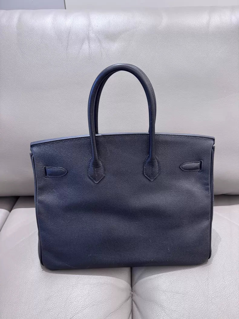 Hermes爱马仕Birkin黑色金扣35尺寸Epson皮T