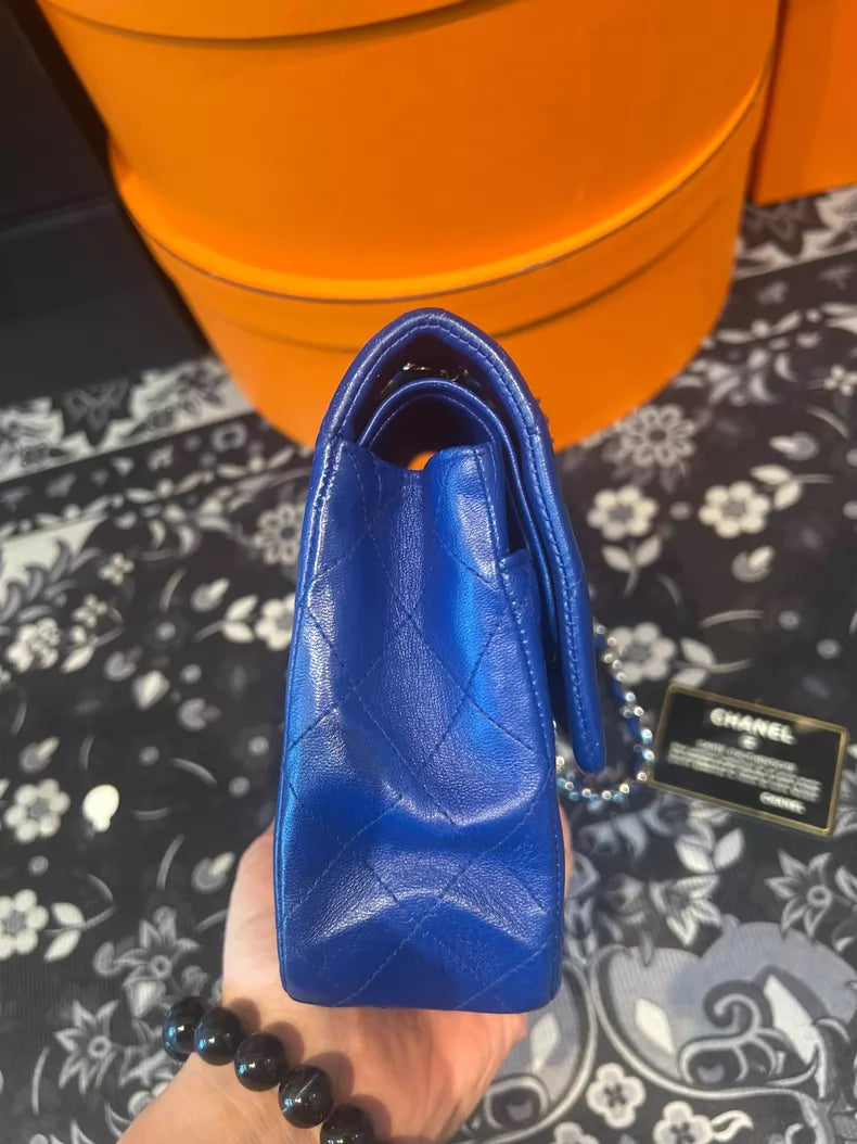 Chanel Chanel cf medium lambskin blue 13