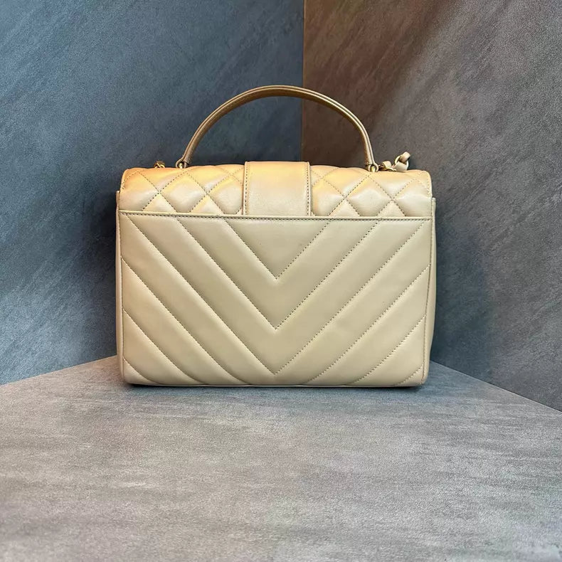 Chanel Chanel milk tea gold hardware 26*17