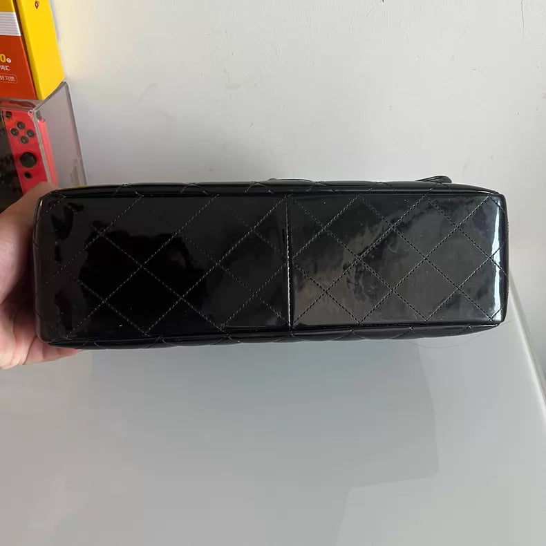 Chanel CF jumbo patent leather 132263