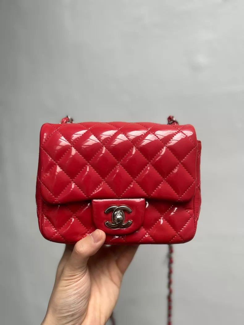 CHANEL Chanel CF patent leather