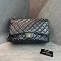 Chanel cfjumbo pebbled leather 16