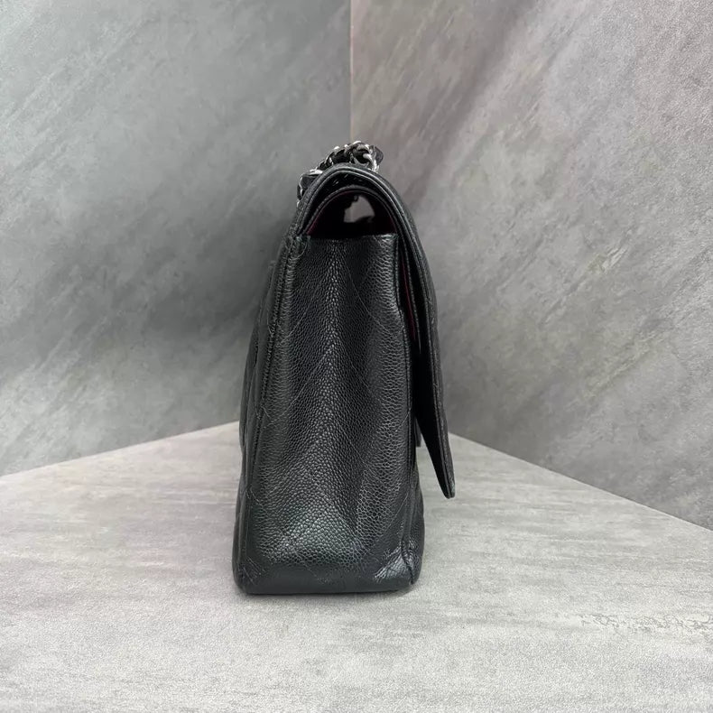Chanel Chanel cf maxi pebbled leather 14