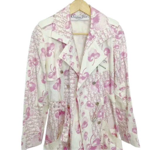 Christian Dior 2005 Blossom Monogram Trench Coat